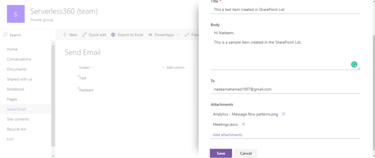 How to send an email attachment using Microsoft Flow | TechMeet360